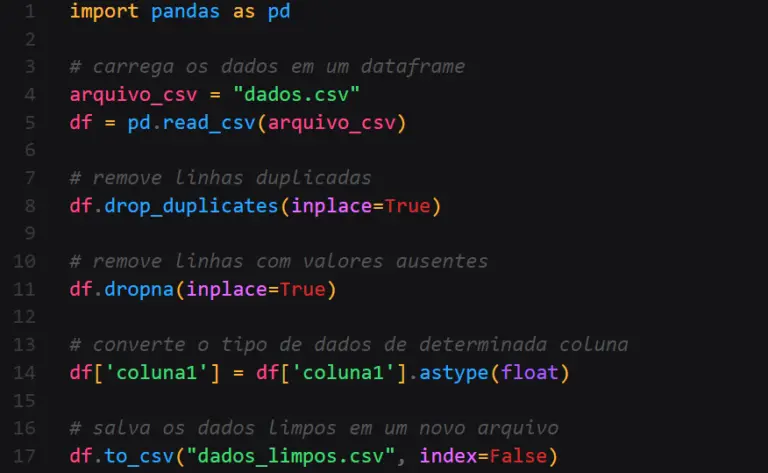 processamento de dados com python