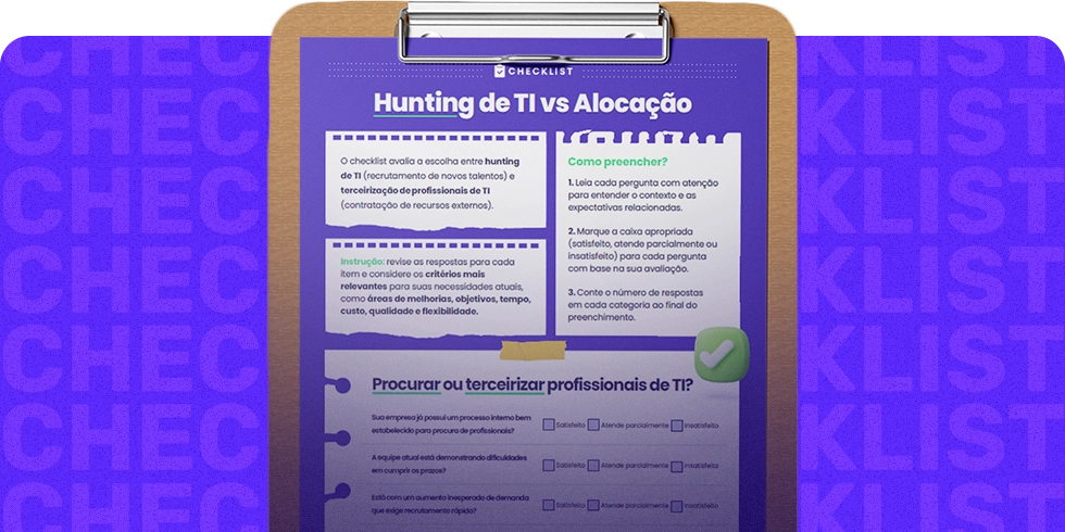 Hunting de TI vs. alocação de profissionais